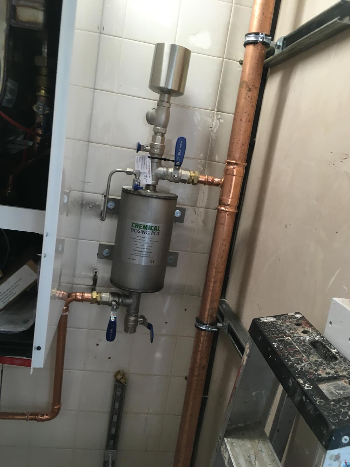 Copper pipework installation by APEXITY LTD